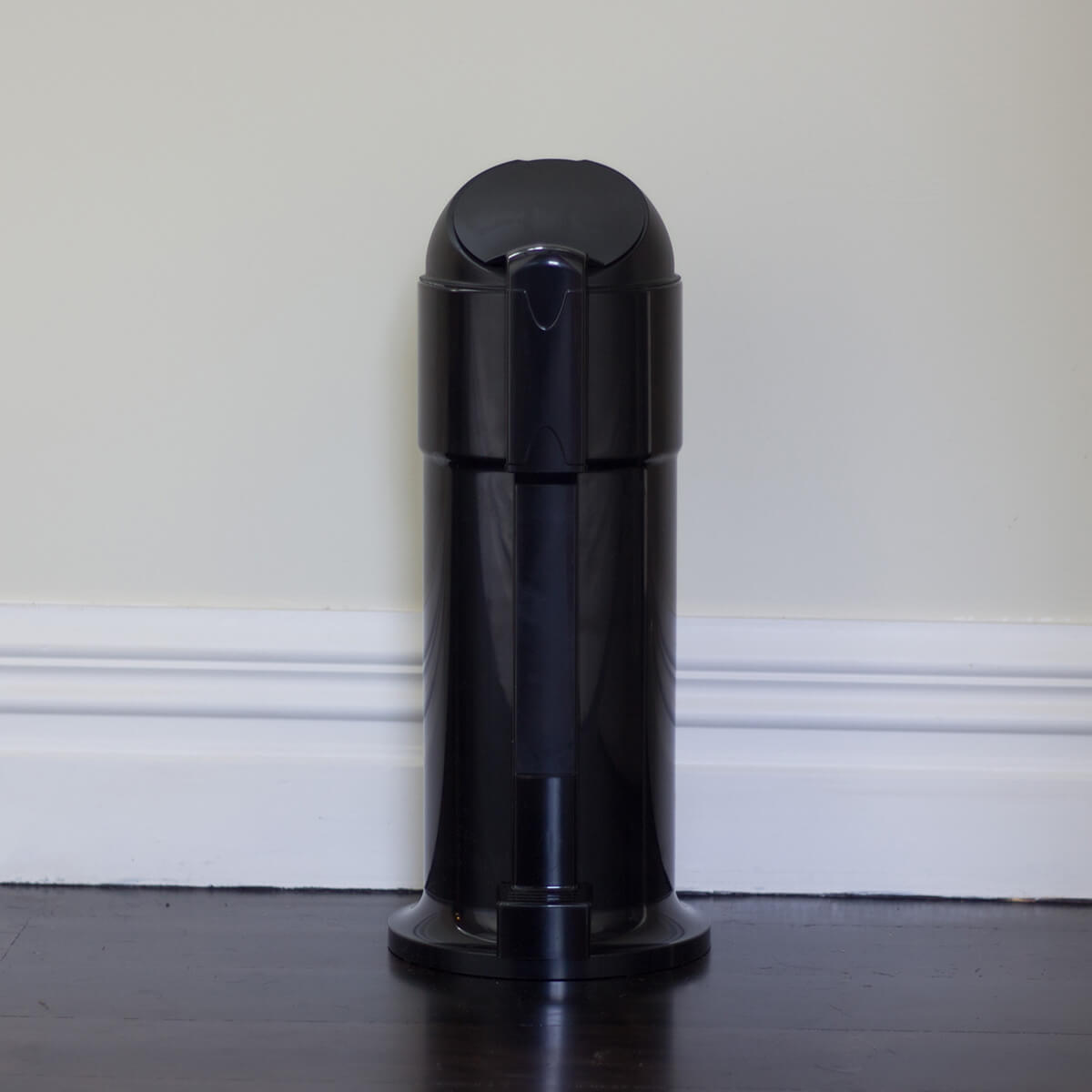 Black Sanitary Waste Disposal Unit with Foot-pedal (6.5 litres)